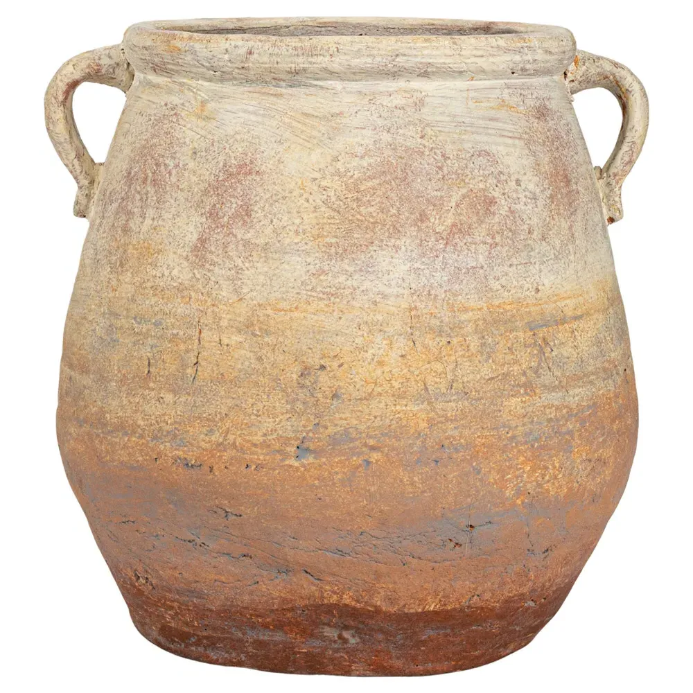 Leith Planter Vase - Distressed Orange, Terracotta