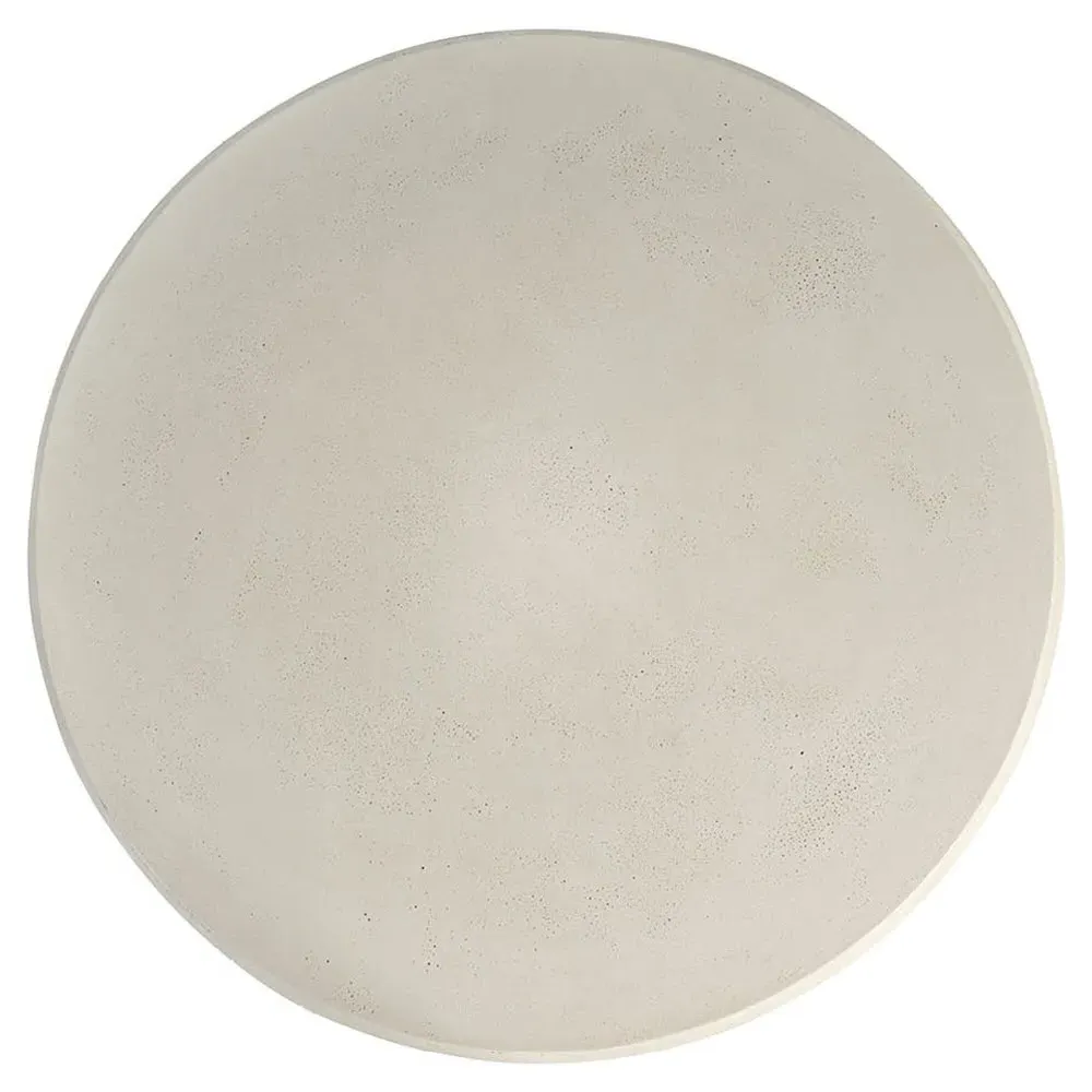 Leith Round Coffee Table - Cream, Concrete