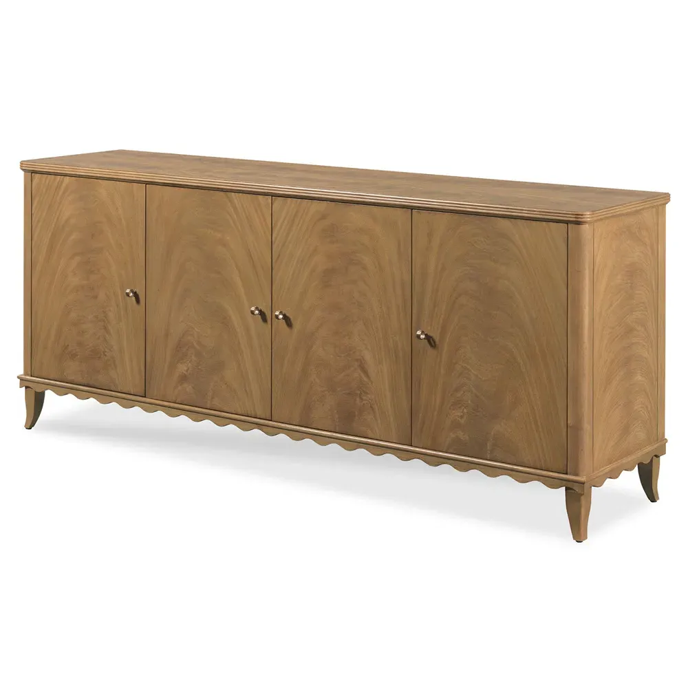 Lela Scalloped Media Cabinet - Auden, Wood