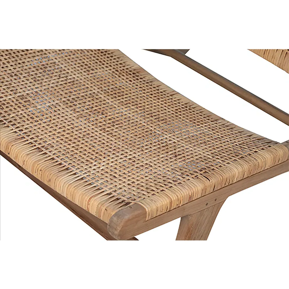 Lemar Occasional Chair - Brown, Teak Wood