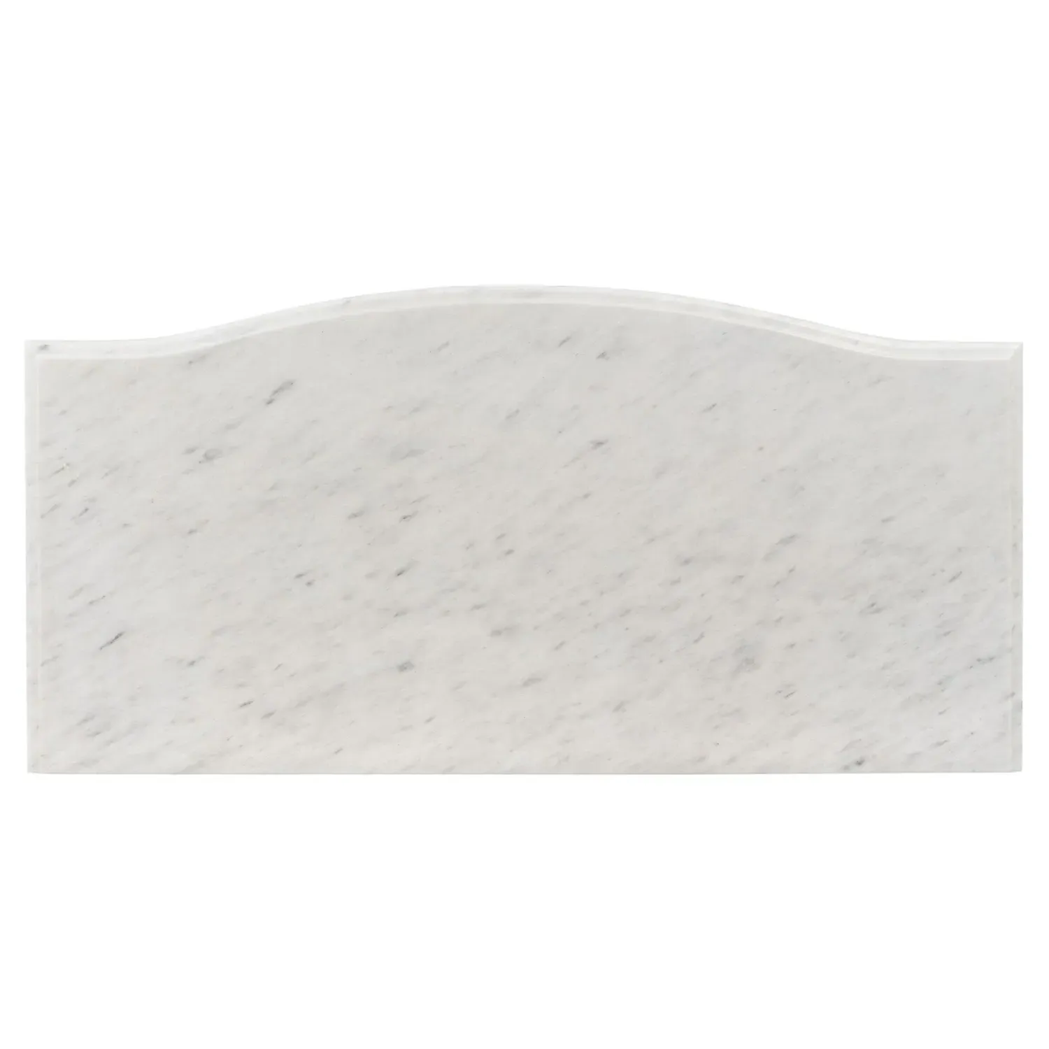 Lena Curved Dresser with Marble Top - Brown, Oak