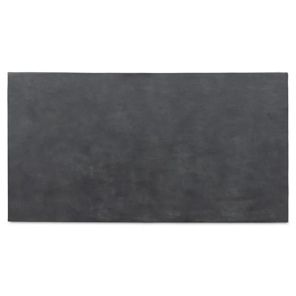 Lenka Rectangular Outdoor Coffee Table - Dark Grey, Aluminum