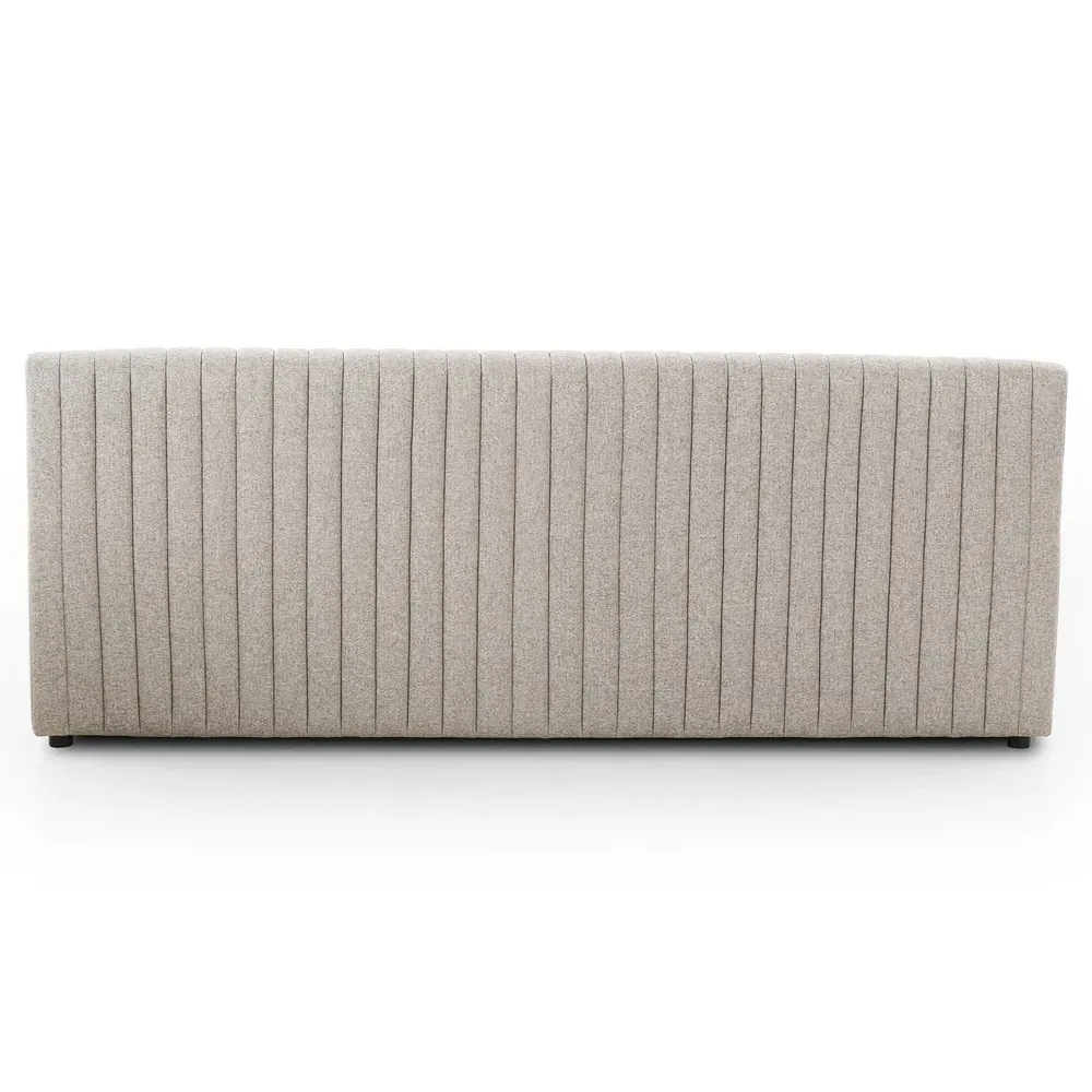 Leo 82-Inch Dining Bench - Grey, Polyester