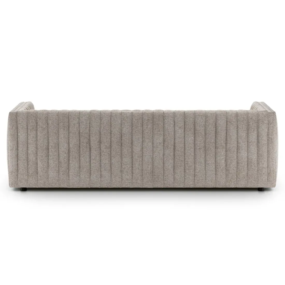 Leo Channel Tufted Sofa - Grey, Polyester