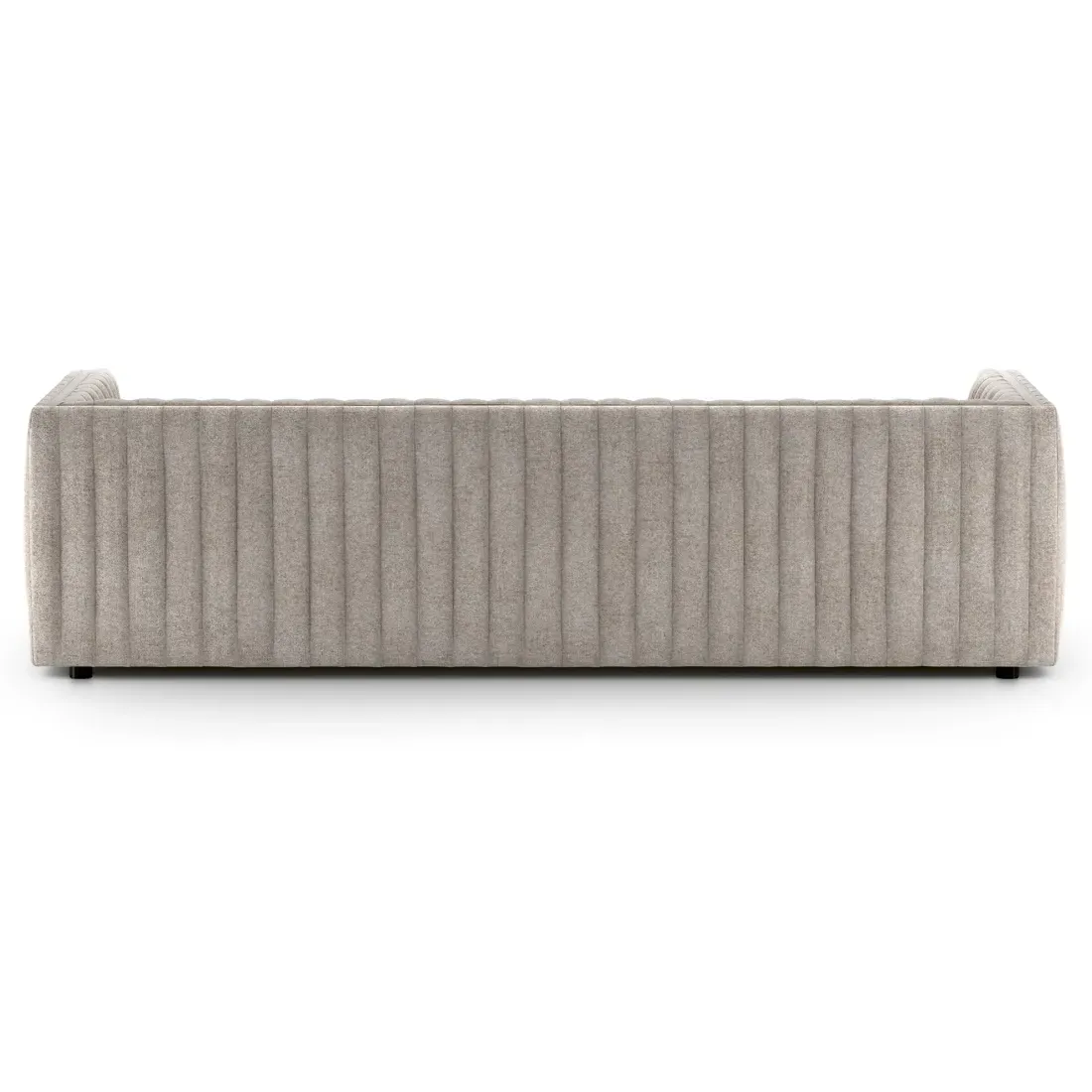 Leo Channel Tufted Sofa - Grey, Polyester