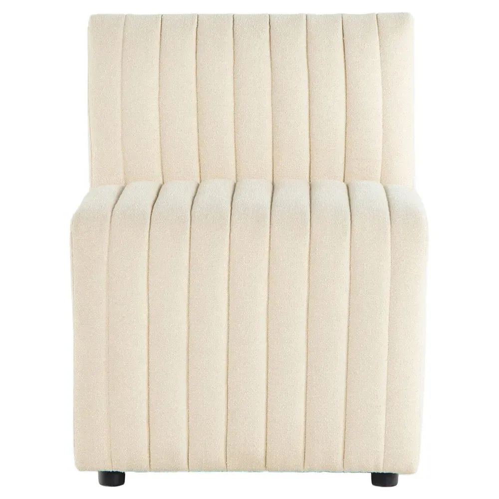 Leo Compact Dining Bench - Beige, Performance Fabric image