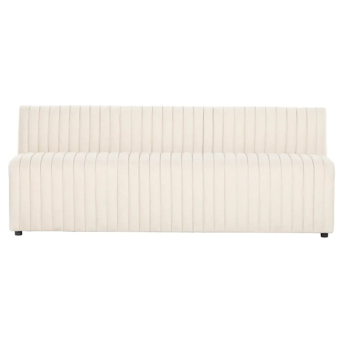 Leo Extra Large Dining Bench - Beige, Performance Fabric