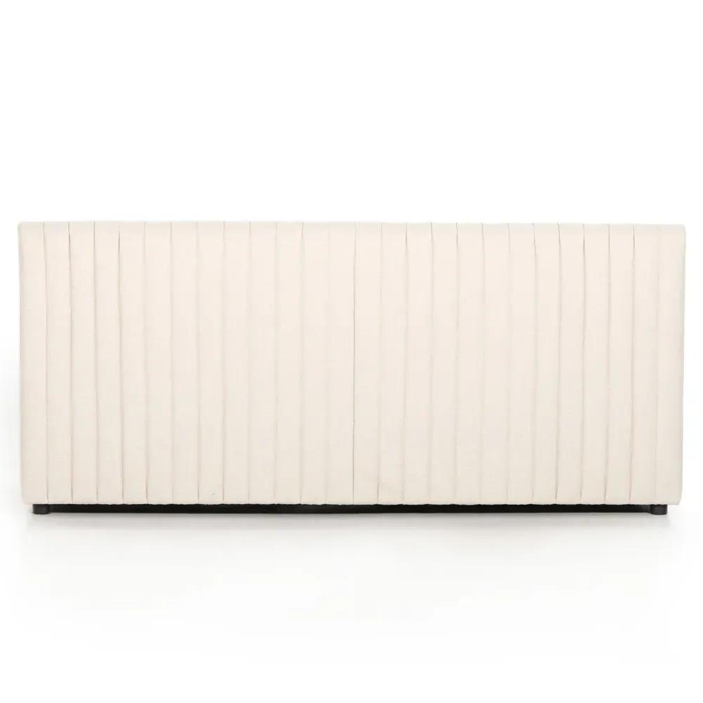 Leo Large Dining Bench - Beige, Performance Fabric