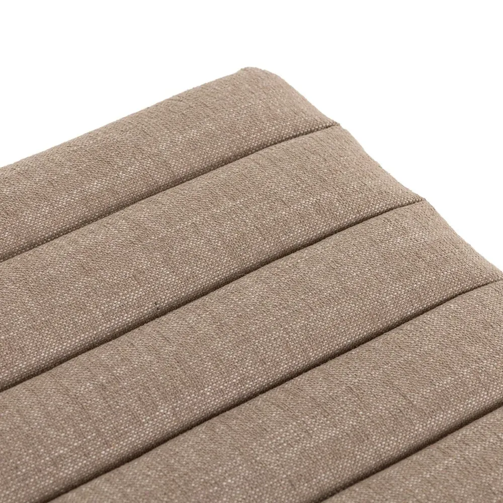 Leo Square Ottoman - Taupe, Crypton