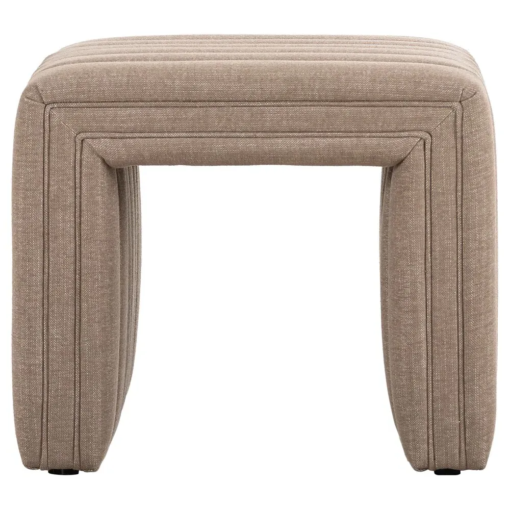 Leo Square Ottoman - Taupe, Crypton image