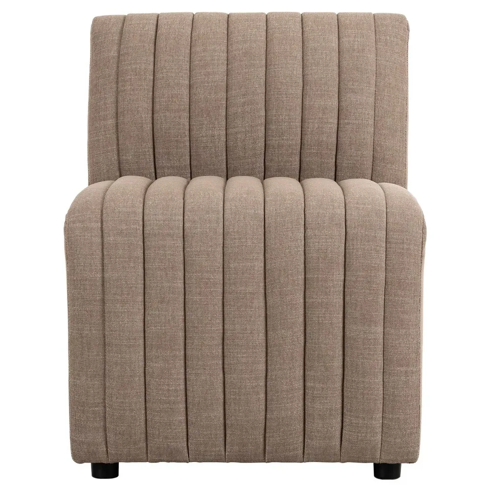 Leo Tufted Dining Banquette - Taupe, Performance Fabric image