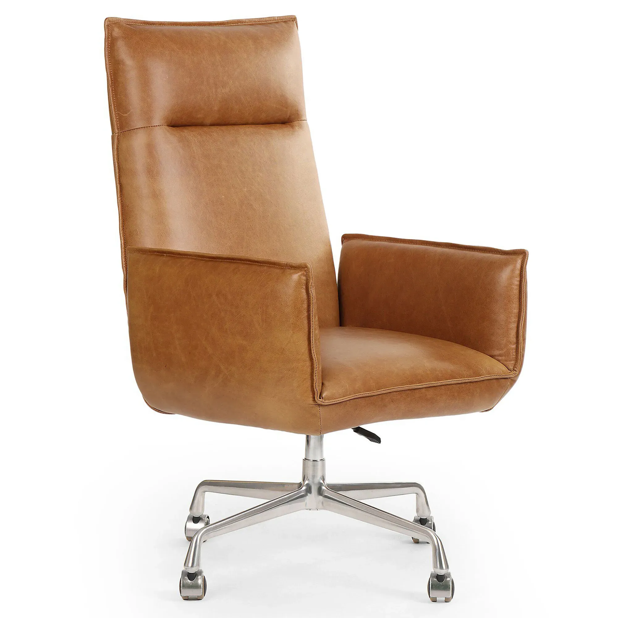 Leon Executive Office Chair - Brown, Leather