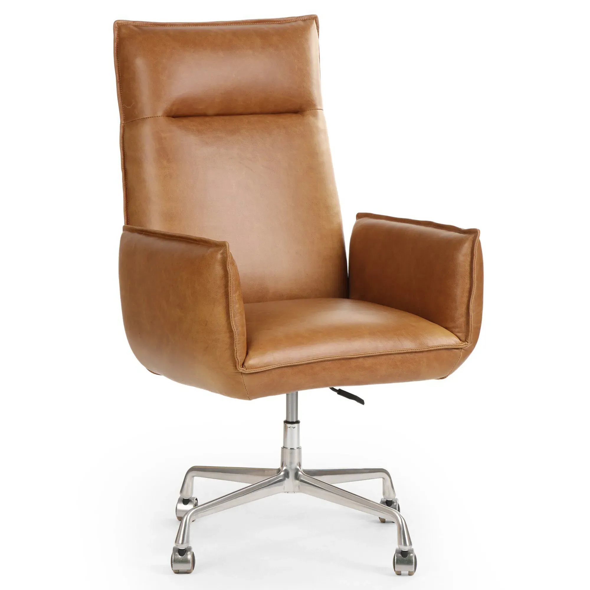 Leon Executive Office Chair - Brown, Leather
