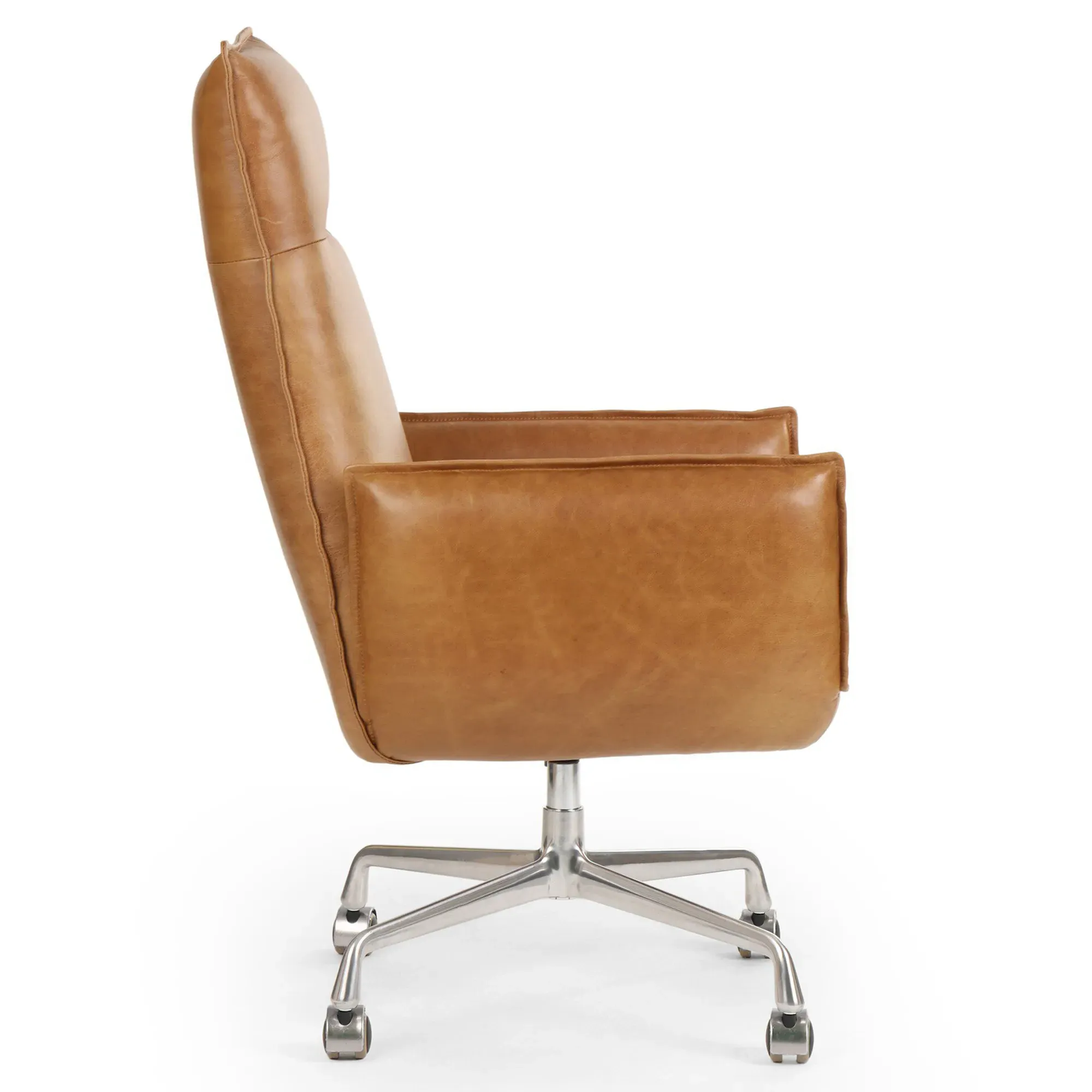 Leon Executive Office Chair - Brown, Leather