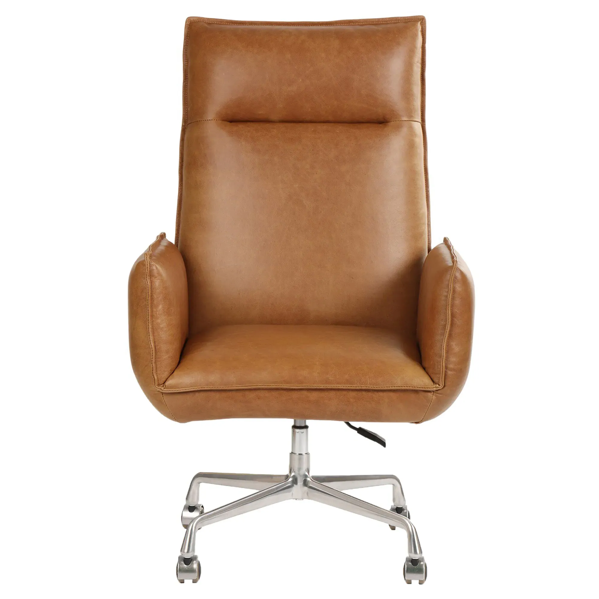 Leon Executive Office Chair - Brown, Leather