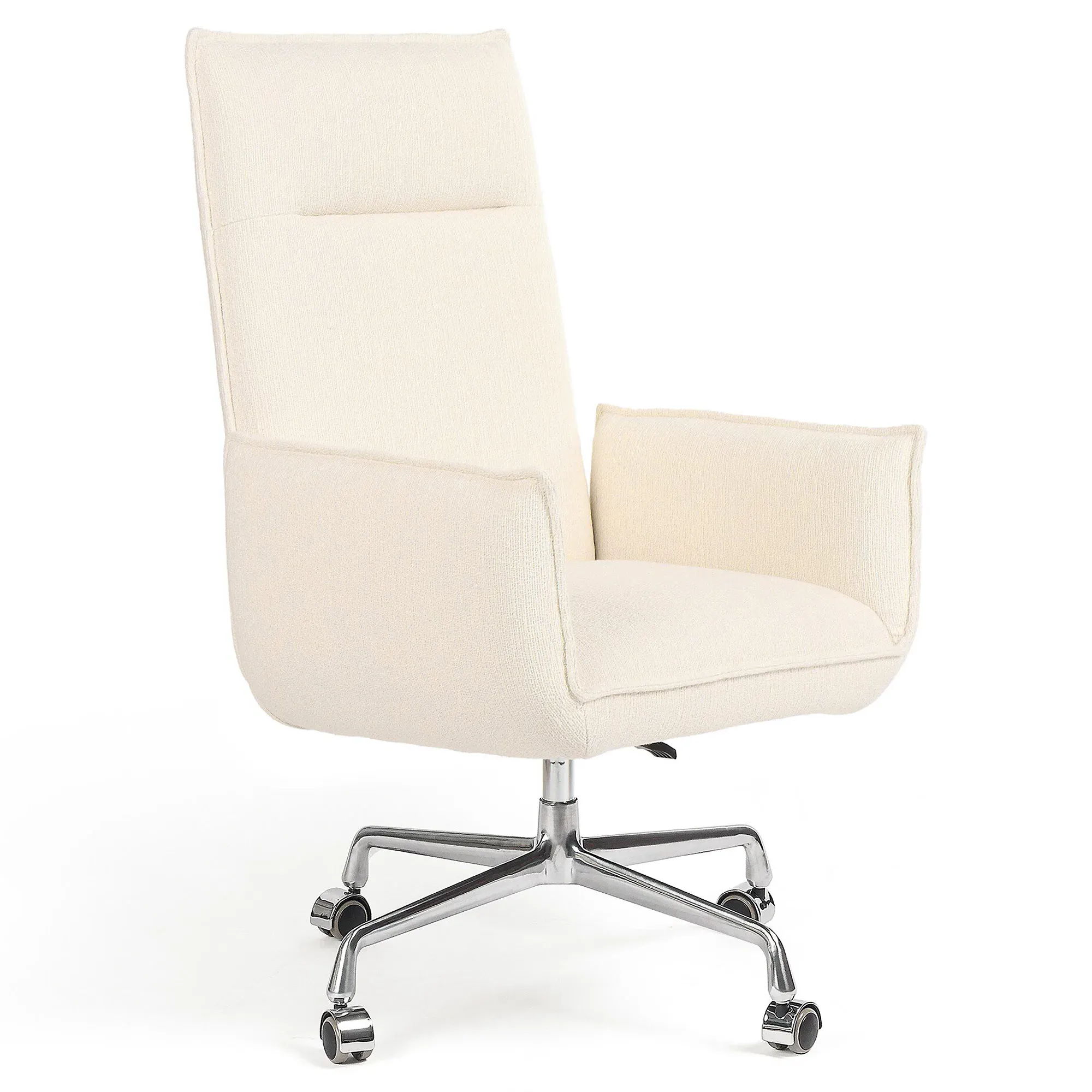 Leon Executive Office Chair - Cream, Performance Fabric