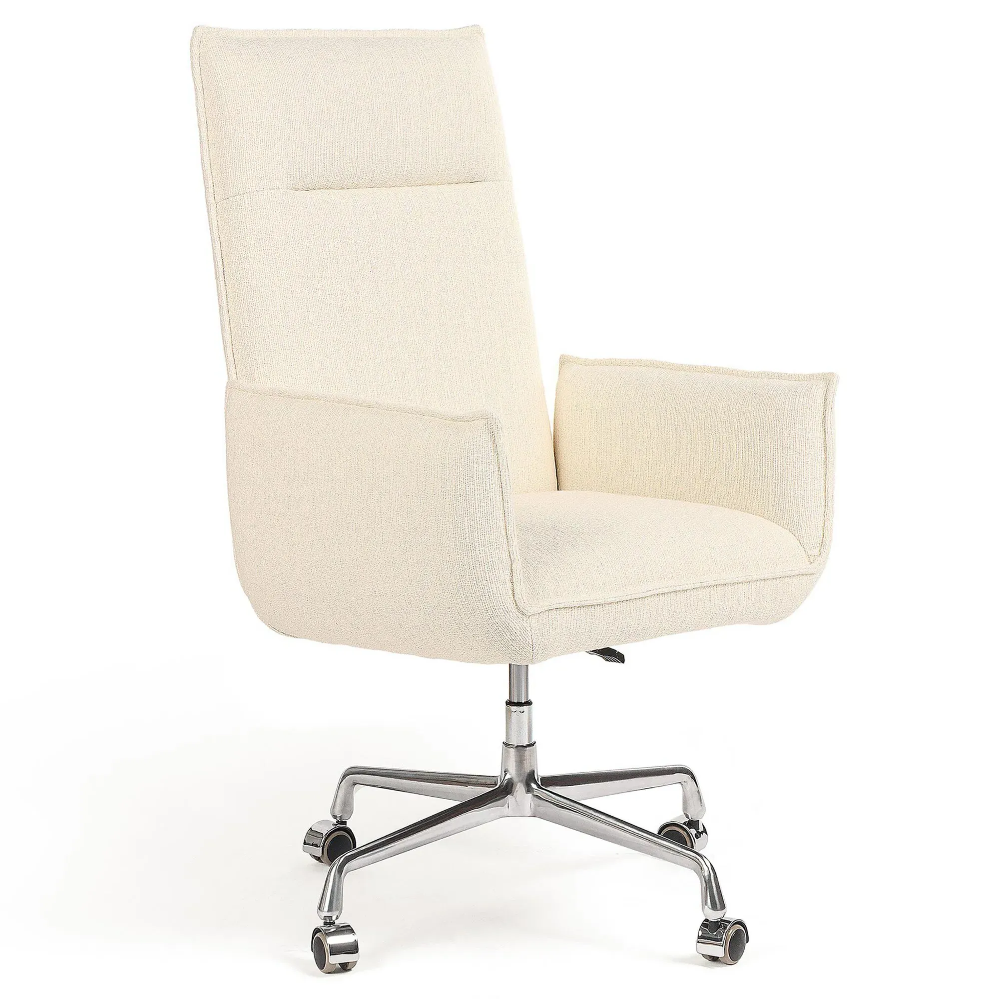 Leon Executive Office Chair - Cream, Performance Fabric