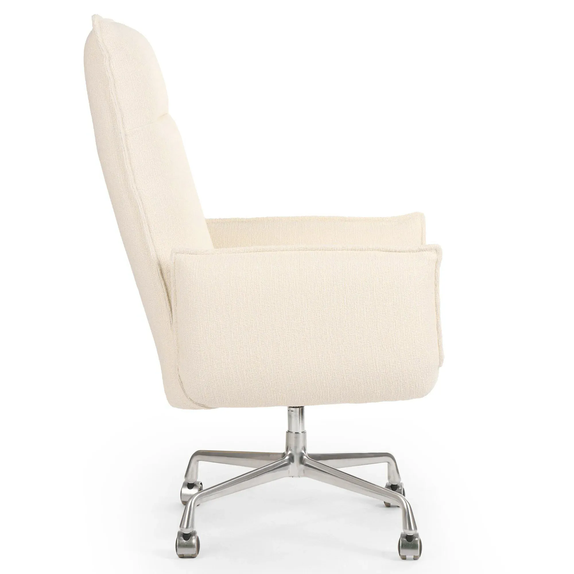 Leon Executive Office Chair - Cream, Performance Fabric