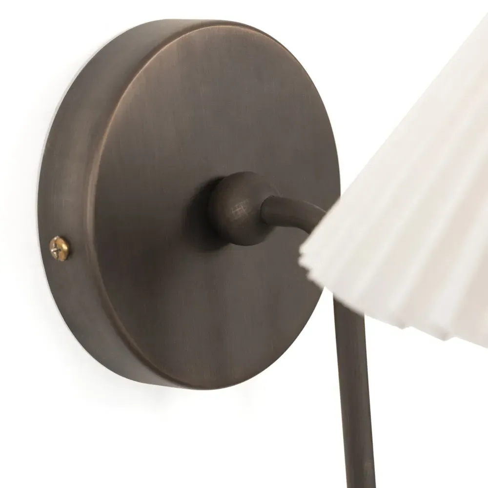 Leone Iron Armed Sconce - Bronze