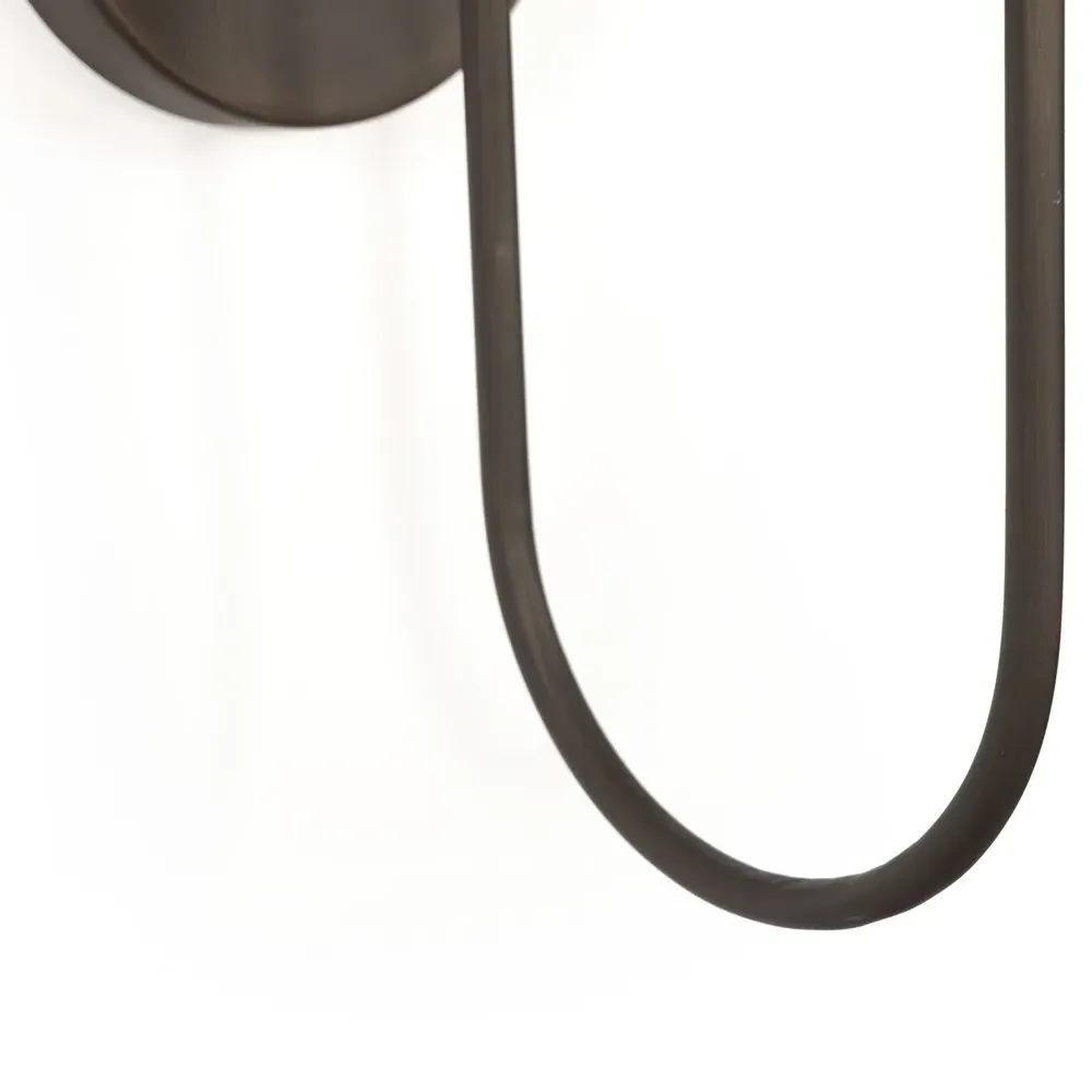 Leone Iron Armed Sconce - Bronze