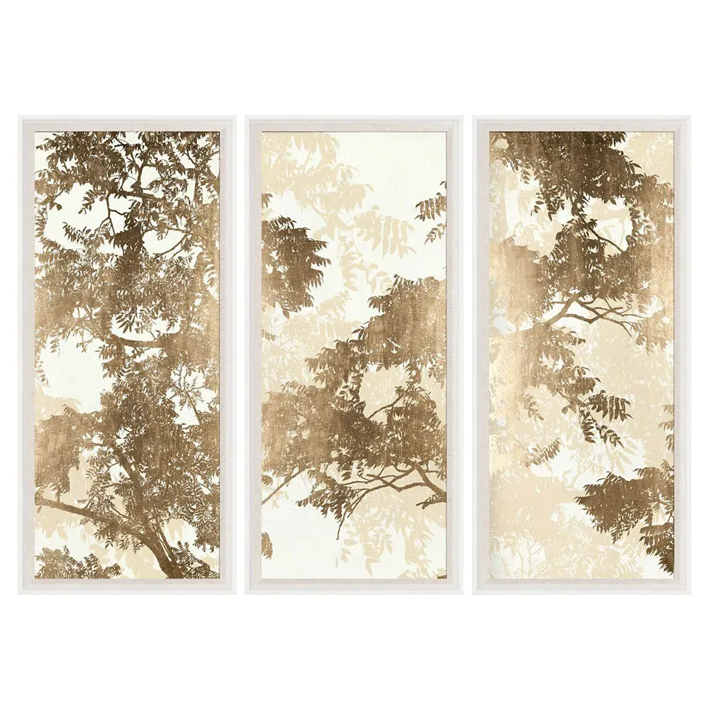 Leonidas Triptych Photograph - White Frame image