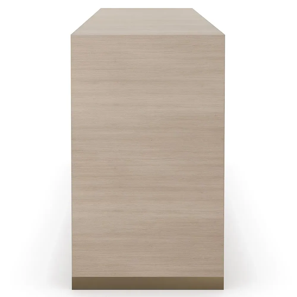 Leonna Double Dresser - Beige, Wood
