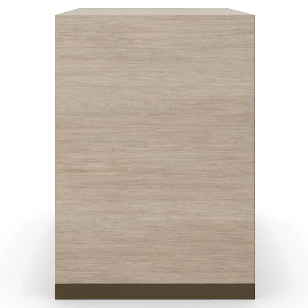 Leonna Small 2 Drawer Nightstand - Brown, Wood