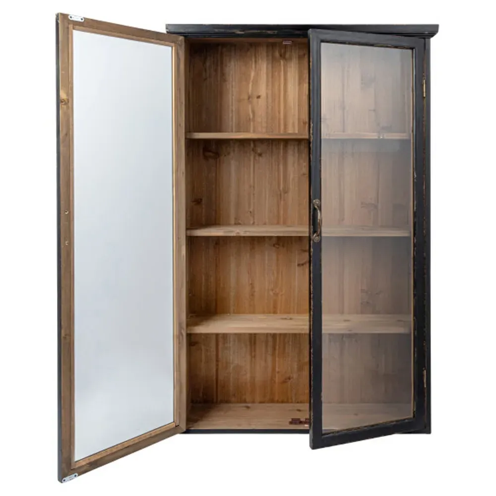 Lerinnae Display Cabinet - Brown, Wood