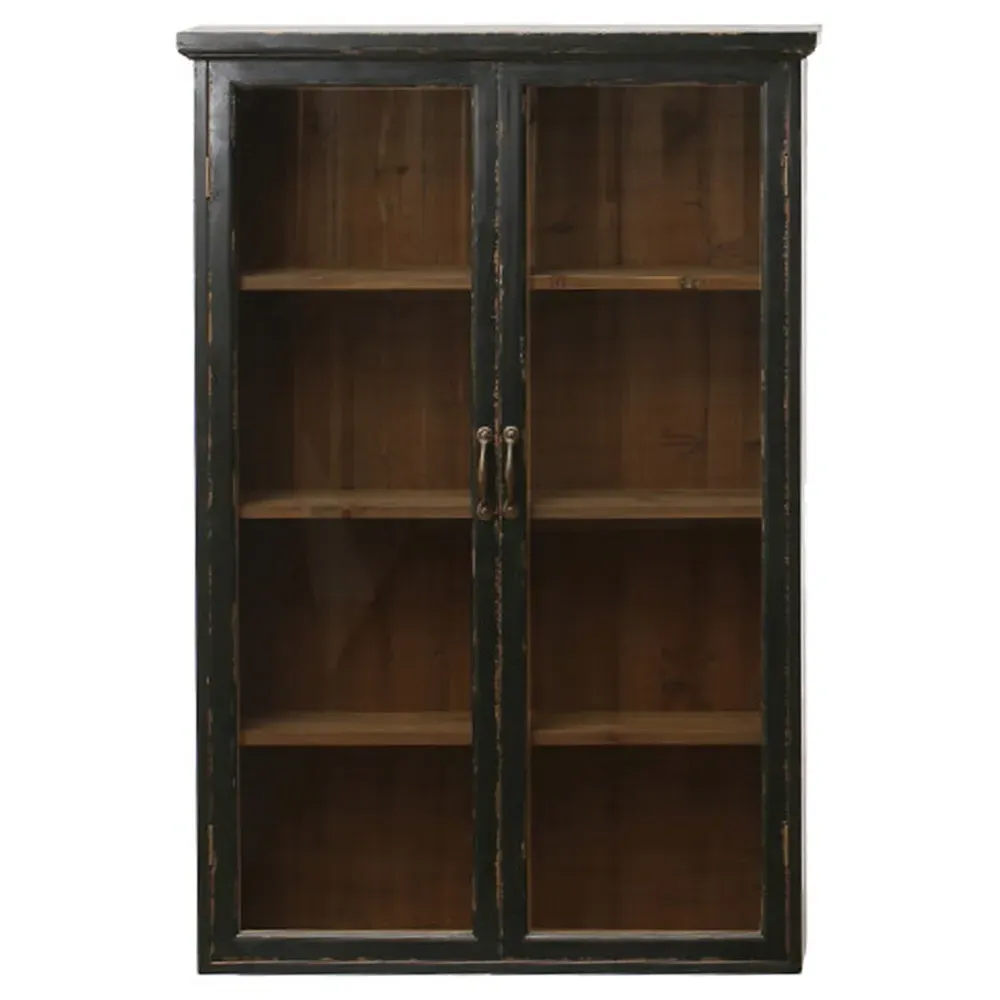 Lerinnae Display Cabinet - Brown, Wood image