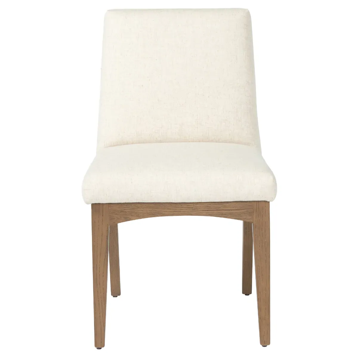 Lesley French Country Dining Side Chair - White, Oak image