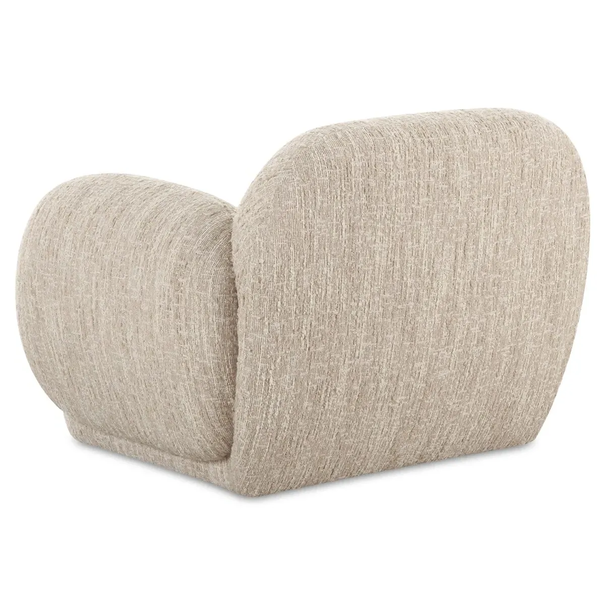 Leslie Beige Boucle Arm Chair - Beige