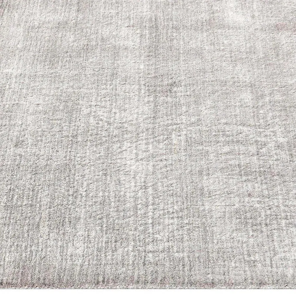 Levian 3x5 Solid Rug - Mist Grey, Linen