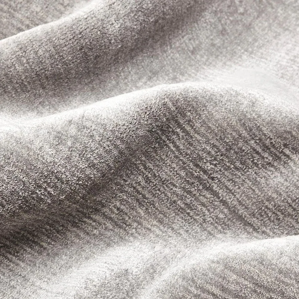 Levian 3x5 Solid Rug - Mist Grey, Linen