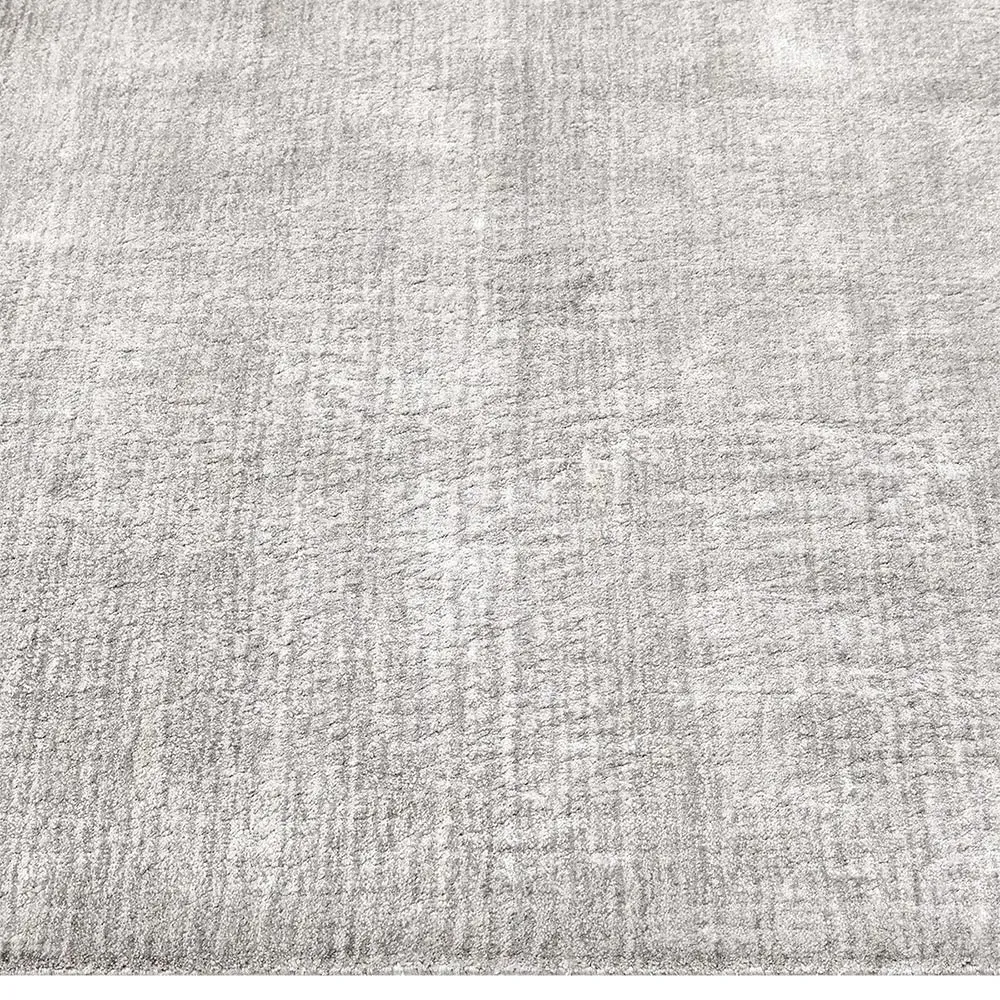 Levian 5x8 Solid Rug - Mist Grey, Linen