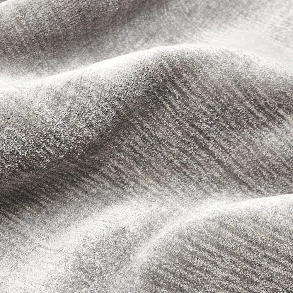 Levian 5x8 Solid Rug - Mist Grey, Linen