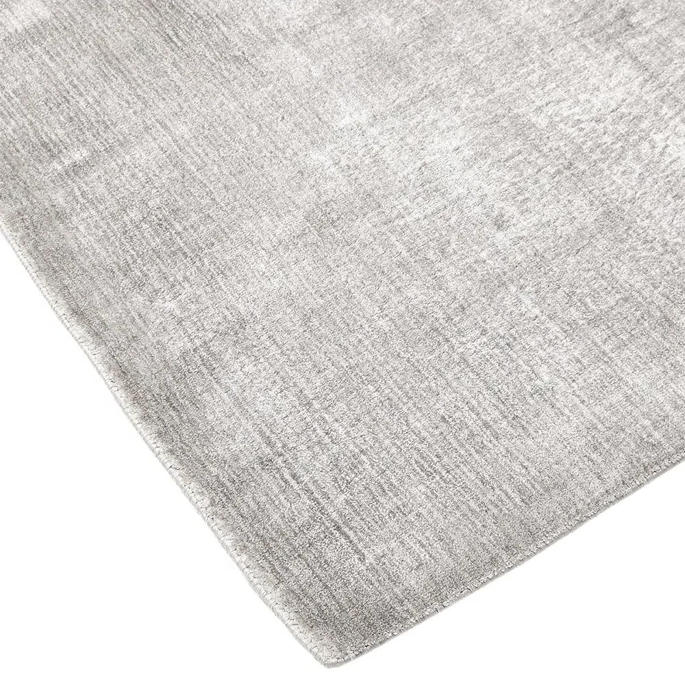 Levian 8x10 Solid Rug - Mist Grey, Linen
