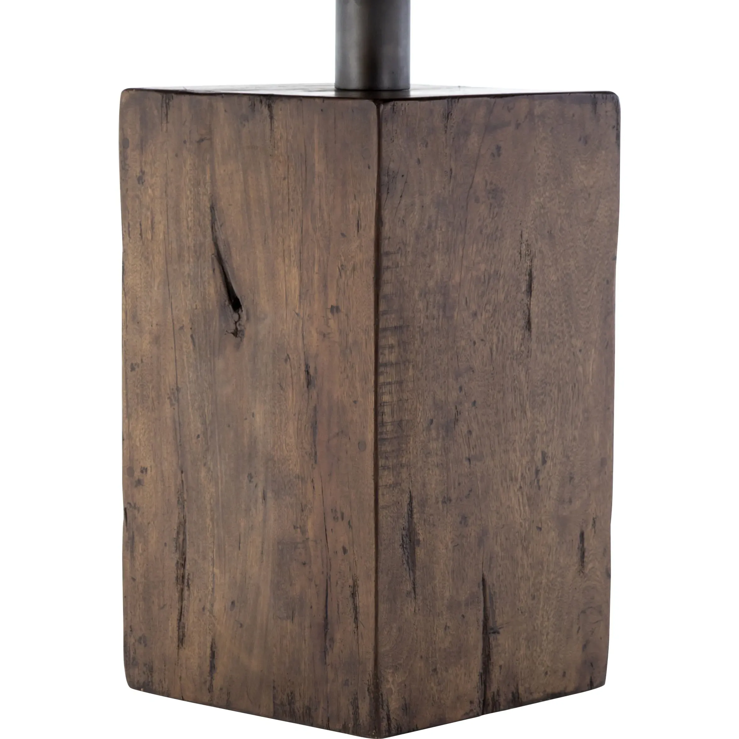 Levitan Round Dining Table - Grey, Reclaimed Wood