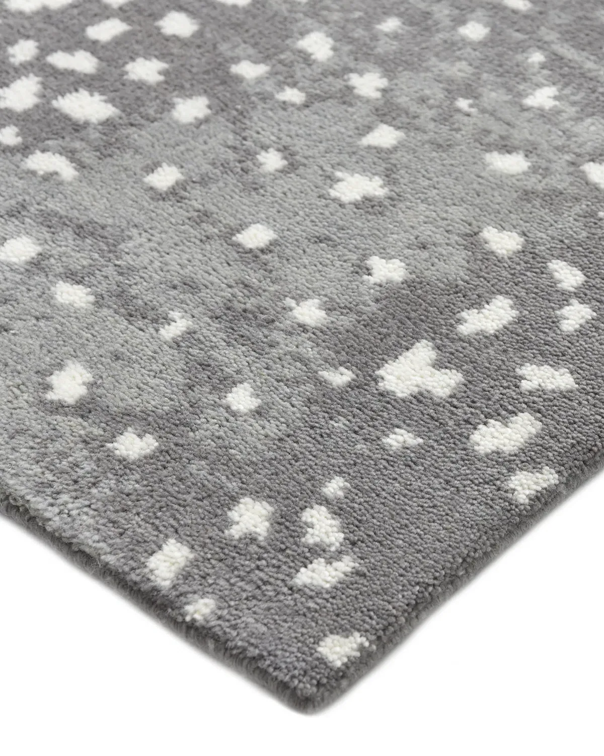 Lewis 10x14 Animal Patterned Hand Knotted Rug - Grey, Wool