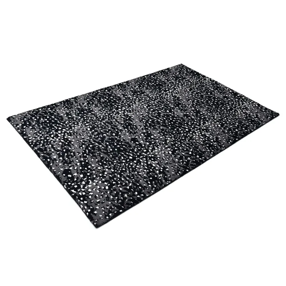 Lewis 3x5 Animal Patterned Hand Knotted Rug - Black, Wool