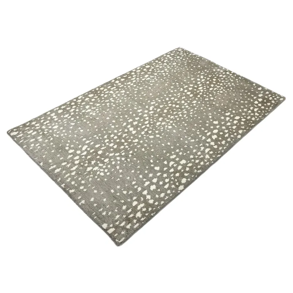 Lewis 3x5 Animal Patterned Hand Knotted Rug - Sand, Wool