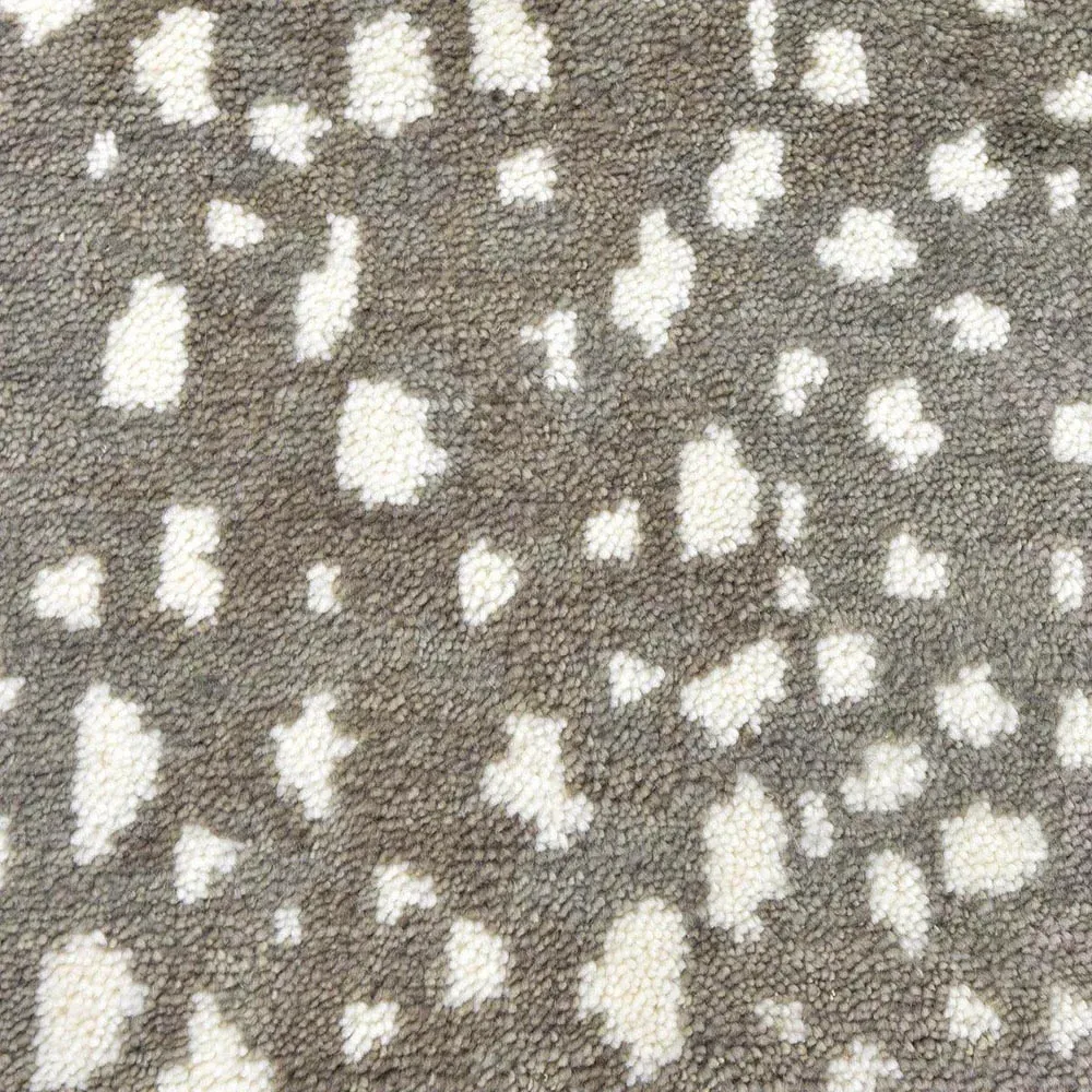 Lewis 3x5 Animal Patterned Hand Knotted Rug - Sand, Wool