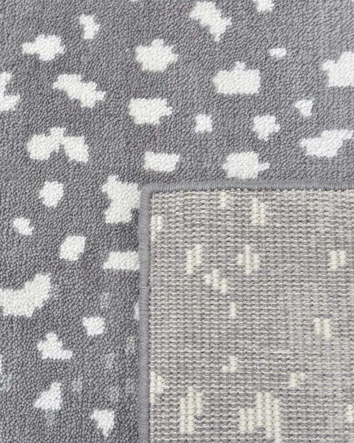 Lewis 5x8 Animal Patterned Hand Knotted Rug - Grey, Wool