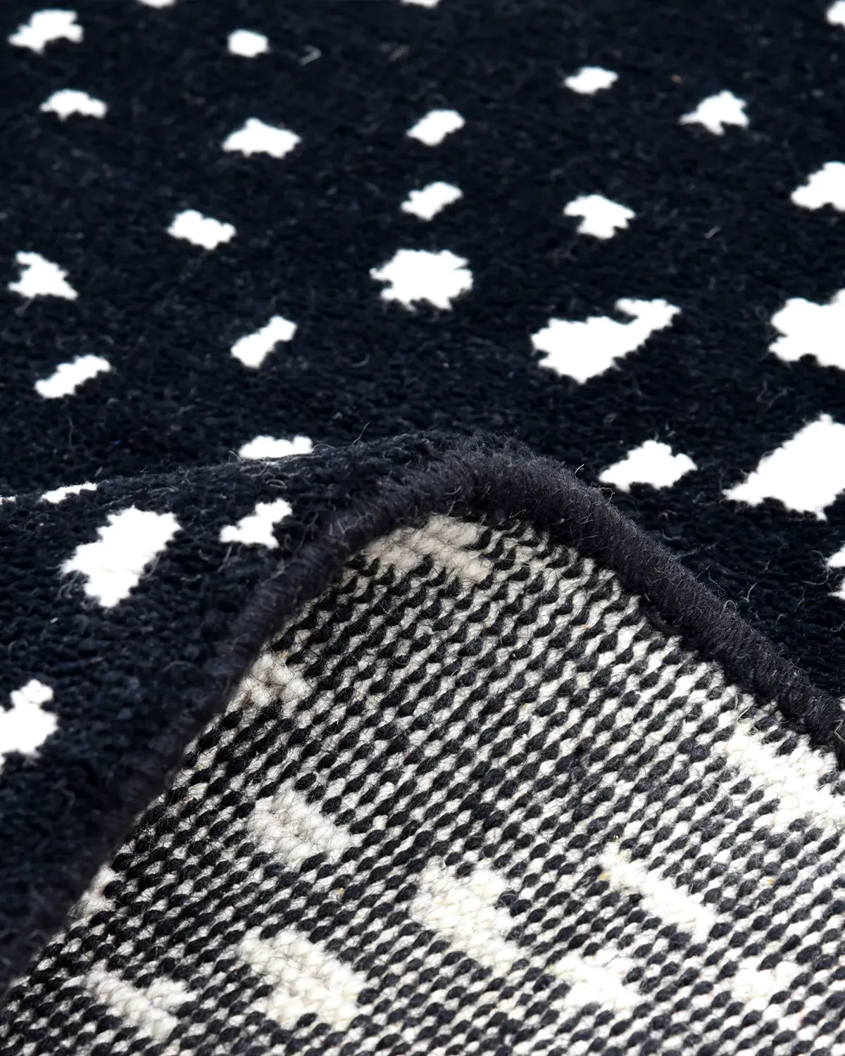 Lewis 8x10 Animal Patterned Hand Knotted Rug - Black, Wool