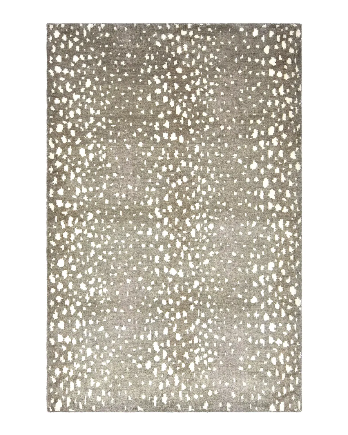 Lewis 9x12 Animal Patterned Hand Knotted Rug - Sand, Wool
