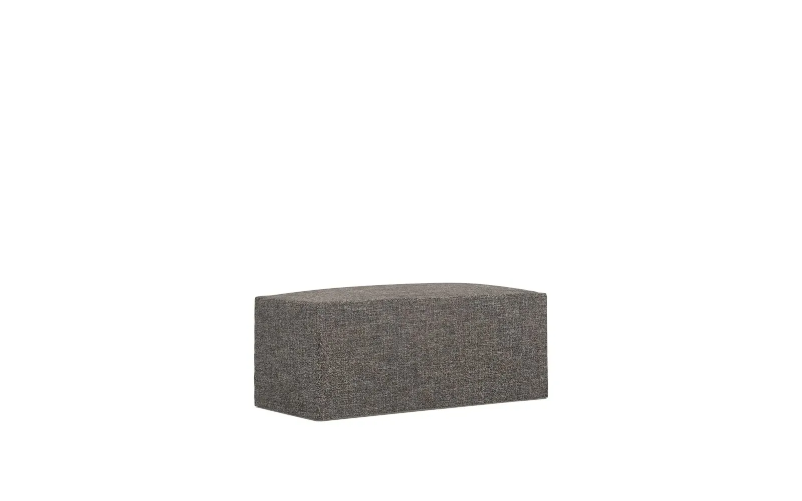 Lexie Rectangular Ottoman with Casters - Truffle