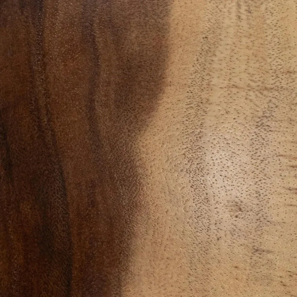 Liana Round Drum Side Table - Brown, Suar Wood