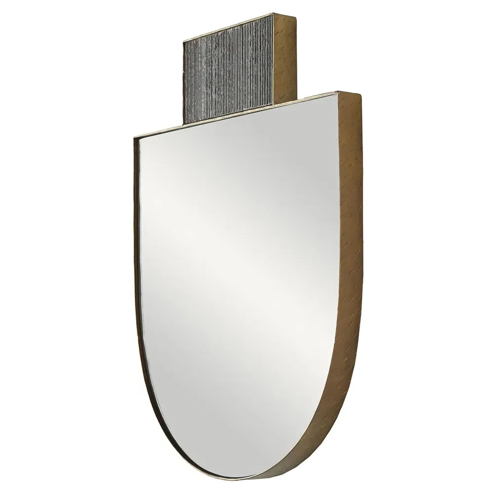 Lianna Wall Mounted Mirror - Gold, Marble