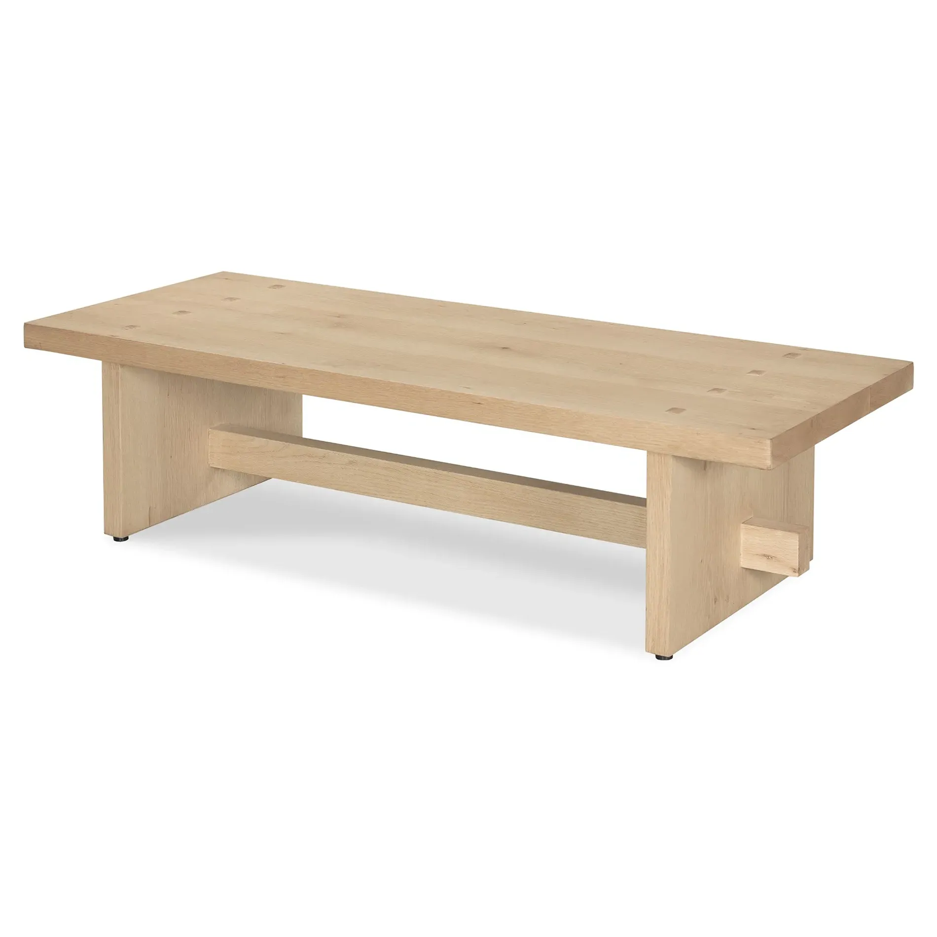 Lila Rectangular Cocktail Table - Natural, Oak