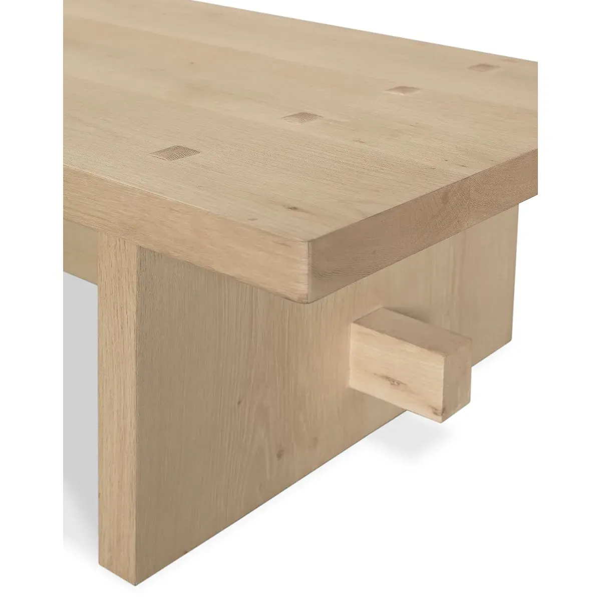 Lila Rectangular Cocktail Table - Natural, Oak
