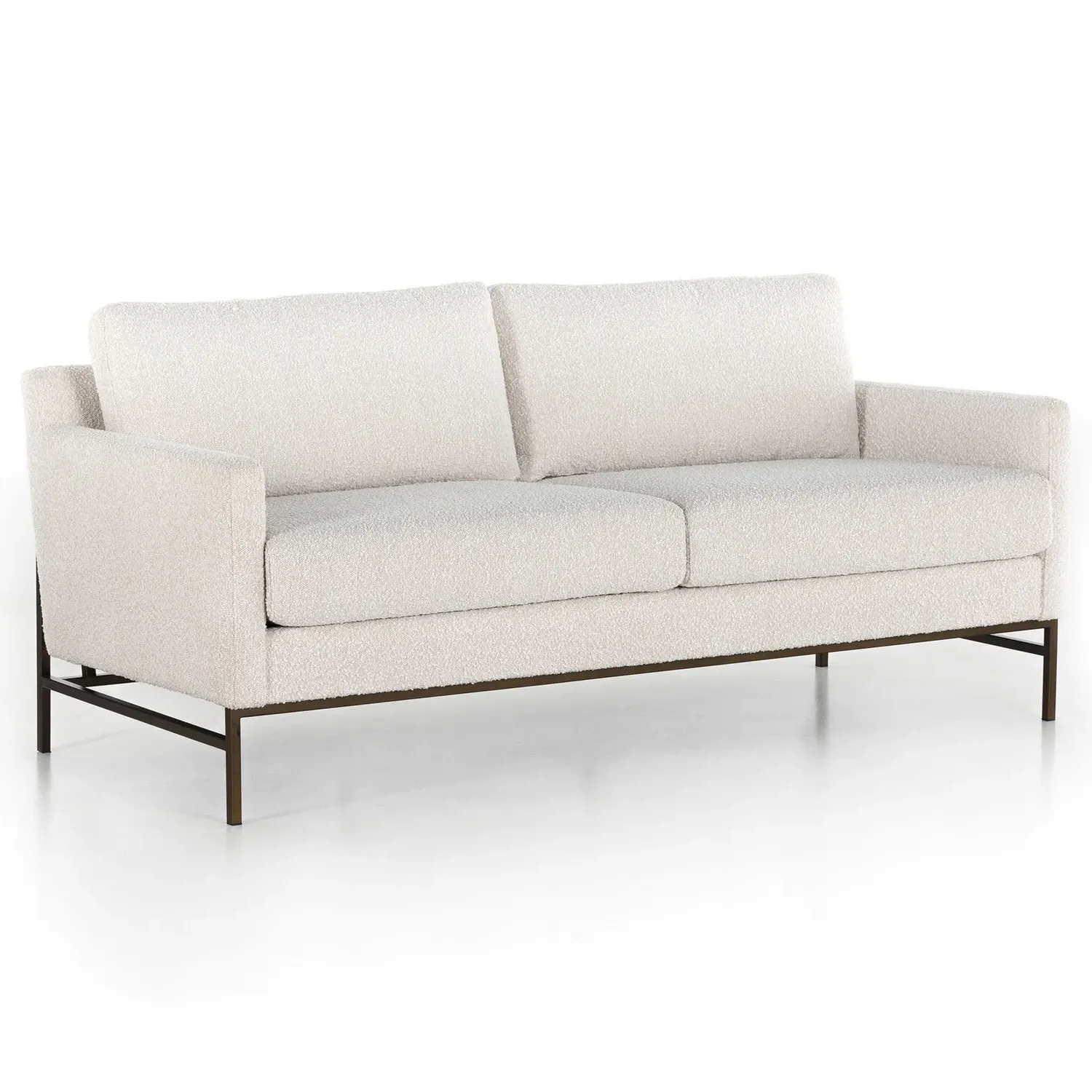 Lilian 3-Seater Sofa - Cream, Boucle